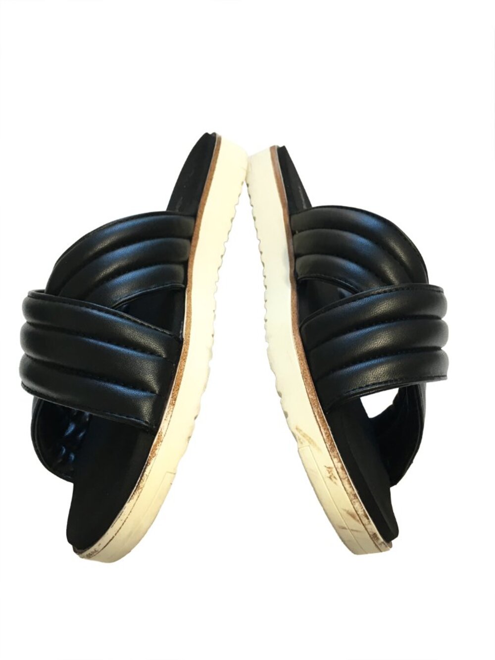Kensie Black Slide Sandals Women's Size 8-81/2 - Picture 3 of 5